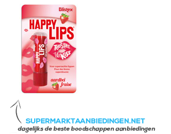 Blistex Happy lips aardbei aanbieding