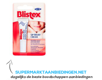 Blistex Lip relief crème aanbieding
