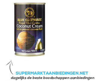 Blue Elephant Coconut cream aanbieding