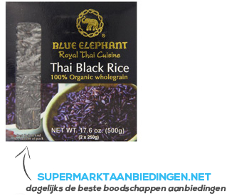 Blue Elephant Thai black rice 100% organic aanbieding