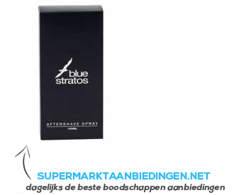 Blue Stratos Aftershave aanbieding