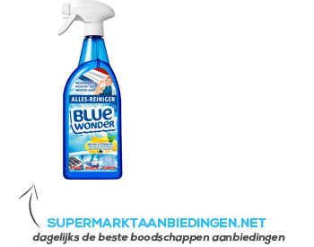 Blue Wonder Allesreiniger spray aanbieding