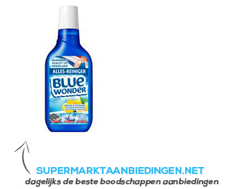 Blue Wonder Vloerreiniger aanbieding