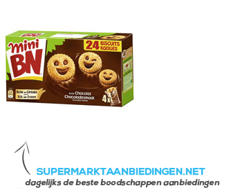 BN Mini biscuits chocolade aanbieding