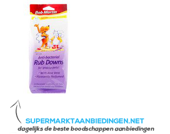 Bob Martin Antibacterial rub downs aanbieding