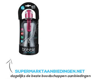 Bobble Waterfles roze aanbieding