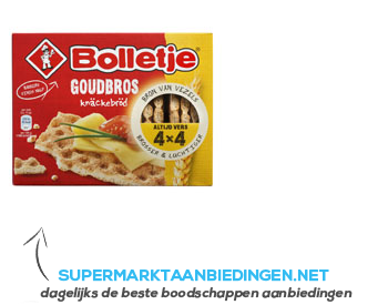 Bolletje Knäckebrod goudbros aanbieding