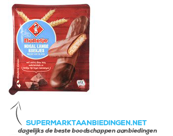 Bolletje Nogal lange melkchocolade aanbieding