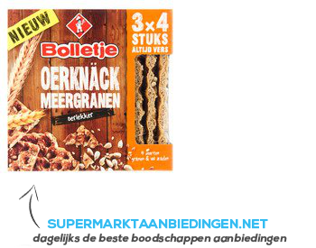 Bolletje Oerknäck meergranen aanbieding