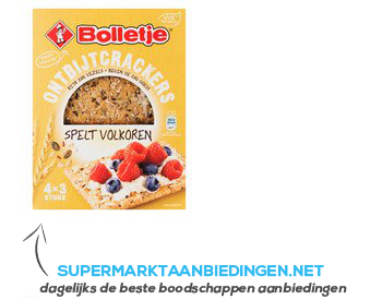 Bolletje Ontbijtcrackers spelt aanbieding