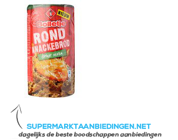 Bolletje Rond Knäckebröd Donker Sesam aanbieding