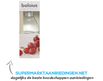 Bolsius Aromatic geurstokjes cranberry aanbieding