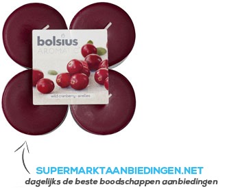 Bolsius Geurtheelichten cranberry maxi aanbieding