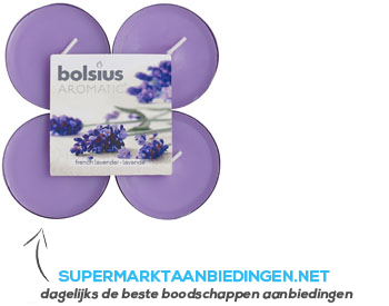 Bolsius Geurtheelichten lavendel maxi aanbieding