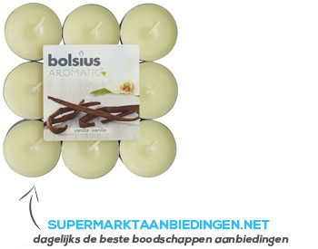 Bolsius Geurtheelichten vanille aanbieding