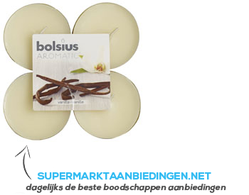 Bolsius Geurtheelichten vanille maxi aanbieding