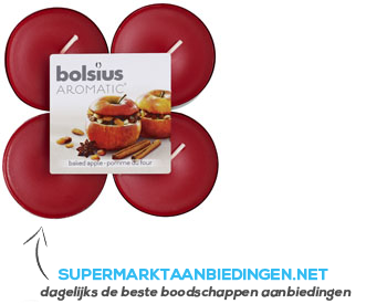 Bolsius Maxi geurkaars baked apple 8 branduren aanbieding