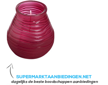 Bolsius Patiolight fuchsia aanbieding