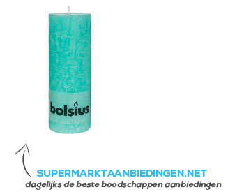 Bolsius Rustieke kaars sweet ocean 19 cm aanbieding