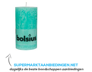 Bolsius Rustieke kaars sweet ocean aanbieding