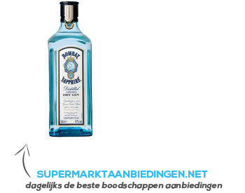 Bombay Sapphire Dry gin aanbieding