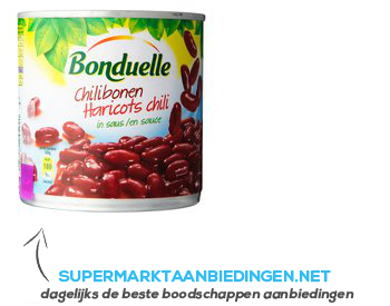 Bonduelle Chilibonen in pittige saus aanbieding