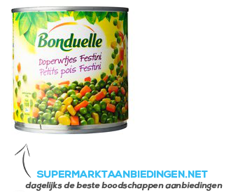 Bonduelle Doperwten festini aanbieding