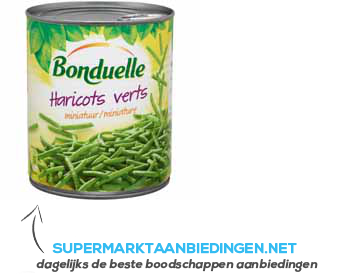 Bonduelle Franse sperziebonen mini aanbieding