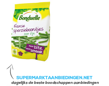 Bonduelle Franse sperzieboontjes aanbieding