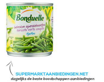 Bonduelle Gebroken sperzieboontjes fijn aanbieding