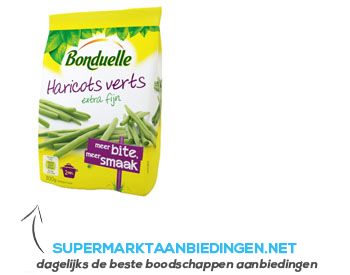 Bonduelle Haricots Verts extra fijn aanbieding