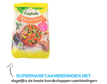 Bonduelle Indiase curry aanbieding