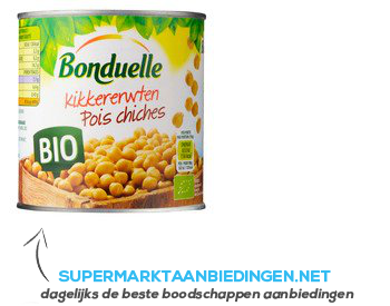 Bonduelle Kikkererwten bio aanbieding