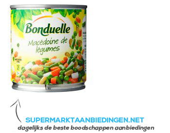 Bonduelle Macedoine de legumes aanbieding