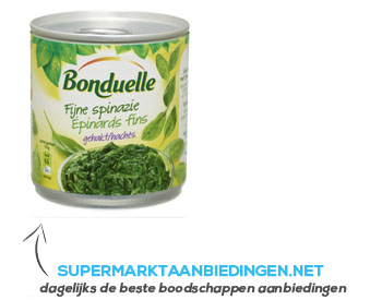 Bonduelle Spinazie aanbieding