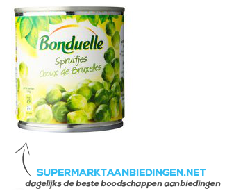 Bonduelle Spruitjes aanbieding