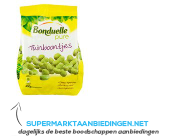 Bonduelle Tuinboontjes aanbieding