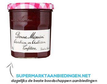 Bonne Maman Aardbeien en aalbessen confiture