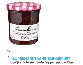 Bonne Maman Aardbeien en bosaardbeien confiture aanbieding