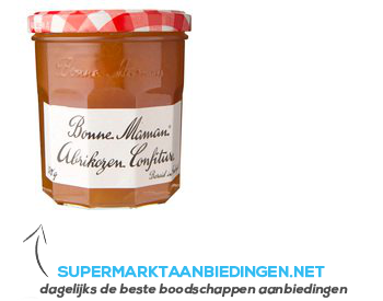 Bonne Maman Abrikozen confiture aanbieding