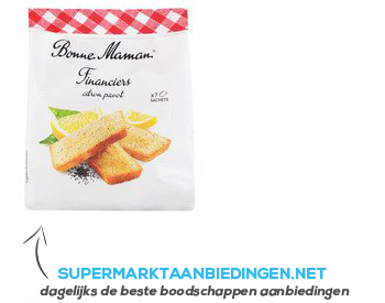 Bonne Maman Financiers citron pavot aanbieding