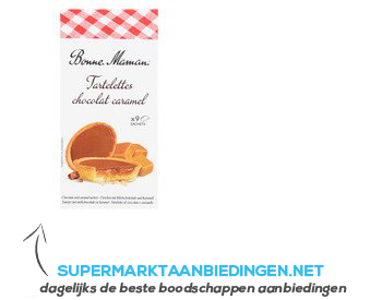 Bonne Maman Tartelettes chocolat caramel aanbieding