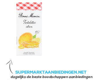 Bonne Maman Tartelettes citron aanbieding