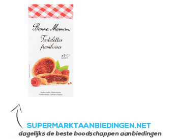 Bonne Maman Tartelettes framboises aanbieding