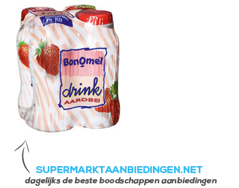 Bonomel Drink aardbei aanbieding