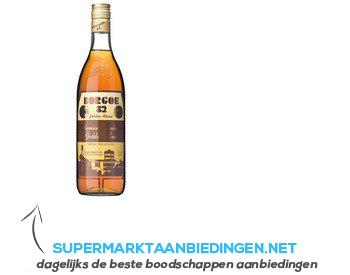 Borgoe 82 superior Suriname golden rum aanbieding