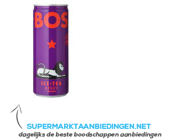 BOS Ice Tea Berry aanbieding