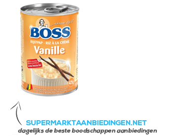 Boss Roomrijst vanille aanbieding