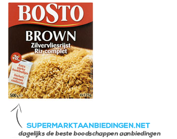 Bosto Bruine rijst kookbuiltje aanbieding