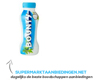 Bounty melkdrank aanbieding